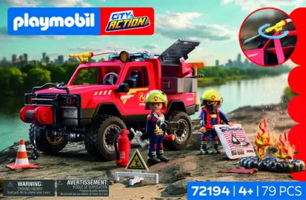 Playmobil Stavebnica 72194 Hasičský Pickup