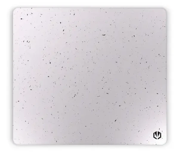 Endorfy Stoneflow White L biela / Podložka pod myš / 450x400x3 / vodeodolná / obšitá / gumová spodná vrstva (EY6B017)