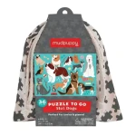 Mudpuppy Puzzle Psy v látkovom vrecúšku