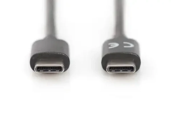 Digitus USB-C kábel čierny / Dátový kábel / USB-C - USB-C / 1,8 m / USB 3.2 Gen 2 (AK-300138-018-S)