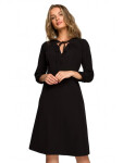 Dámske šaty S325 Black - Stylove XL černá