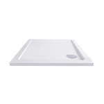 MEREO Mereo Kora Lite sprchový set: sprchovací kút 90x90x185 cm, chróm ALU, sklo číre, 90 cm, vanička, sifón CK34123ZN