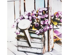 Obraz na plátne Kvety, 80x80 cm%