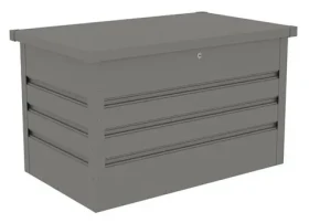 G21 Denver metalická šedá / Záhradný box / Plechový / Objem 280 l (ZB-G21-280MG)