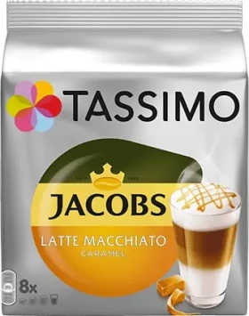 Tassimo Jacobs Latté Macchiato Caramel / Káva v kapsule / 8ks (Caramel Macchiato / 4031646)