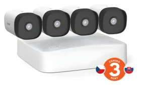 Tenda K4P-4TR / Kamerový set / 4CH NVR + 4X IP kamera 4MP / PoE / IP67 / zvuk (75011951)