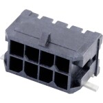 Molex vstavaná pinová lišta (štandardná) Počet pólov 8 Raster (rozteč): 3 mm 430450810 1 ks Tape on Full reel; 430450810