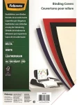 Fellowes Delta A4 biela / Kartónové dosky / 100 ks / imitácia kože / FSC (5370104)