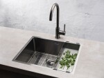 Reginox Príslušenstvo k drezom Reginox - dierovaná miska R30547, Gun Metal R30547