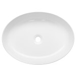 INVENA - Umývadlo na dosku ASTRI TREND 55 cm, oval CE-30-001-W