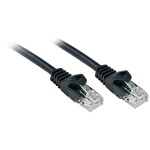 LINDY 48197 RJ45 sieťové káble, prepojovacie káble CAT 6 U/UTP 10.00 m čierna pozlátené kontakty 1 ks; 48197