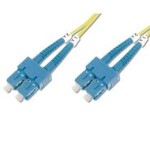 DIGITUS Fiber Optic Patch Cord, SC do SC Singlemode 09/125 µ, Duplex Length 2m (4016032248743)