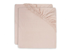 Jollein Prestieradlo napínacie 40x80 cm 2ks Pale Pink (2511-501-00090)