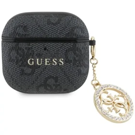 Guess 4G Script PC/PU Charm Puzdro pre AirPods 4 Black (57983124129)