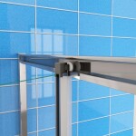 H K - Zalamovacie dvere MONO B8 72-76 x 185 cm SE-MONOB876SET