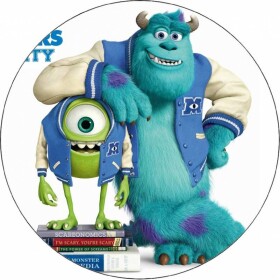 Jedlý papier „Univerzita príšerok“ Sully a Mike, 19,5 cm - Pictu Hap