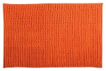 MSV CHENILLE oranžová / Kúpeľňová predložka / mikrovlákno / protišmyková / 50 x 80 cm