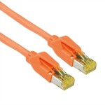 Secomp 21.05.9535 RJ45 sieťové káble, prepojovacie káble CAT 6A S/FTP 3.00 m oranžová dvojžilový tienený, bez halogénov, samozhášavý 1 ks; 21.05.9535