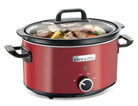 Crockpot SCV400RD červená / Pomalý hrniec / 3,5 l / 210 W / keramická nádoba (100001771971)