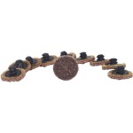 Náhradné brúsne taniere, Ø26,7 mm, zrnitosť 80, balenie 10 ks KS Tools 515.5072; 515.5072