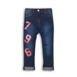 Nohavice dievčenské džínsové s elastanom, Minoti, REDSOX 12, holka - 134/140 | 9/10let
