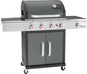 Landmann Triton 4.1 PTS Sivý (12964) Grill záhradný plynový 15 kW 65 cm x 44 cm