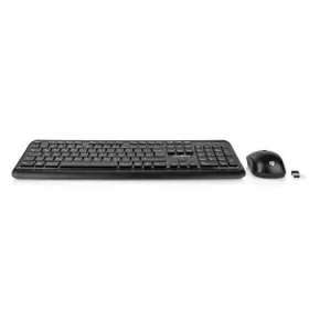 Nedis Bezdrôtová sada klávesnice a myši / Sada klávesnice a myši / USB prijímač / QWERTZ DE / DPI 800-1600 (KBMCW100BKDE)