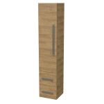 Kúpeľňová skrinka vysoká SAT Cube Way 32,5x162,5x33 cm dub Hickory CUBE3CHV35DH CUBE3CHV35DH