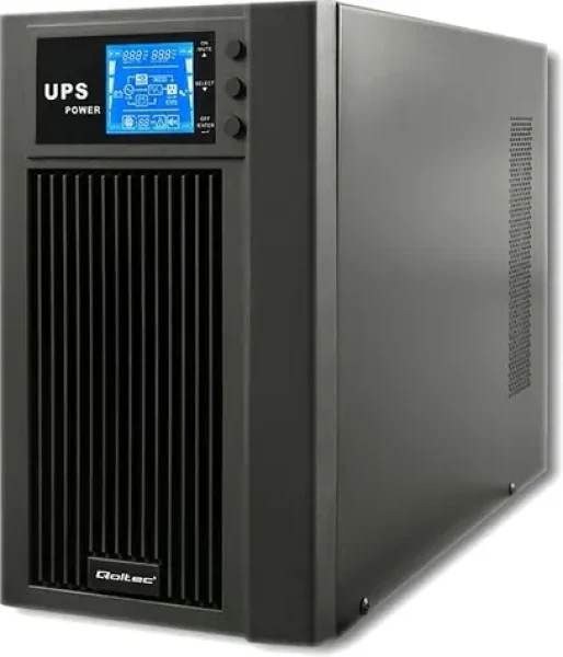 Qoltec 53043 UPS čierna / UPS / 3000VA / 2400W / LCD (53043)