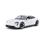 Bburago Porsche Taycan Turbo S biela 1:24