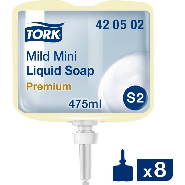 TORK Mild Mini 420502 tekuté mydlo 475 ml 8 ks; 420502