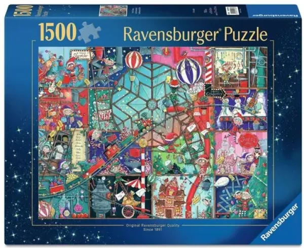 Ravensburger Puzzle Dielňa vianočných škriatkov