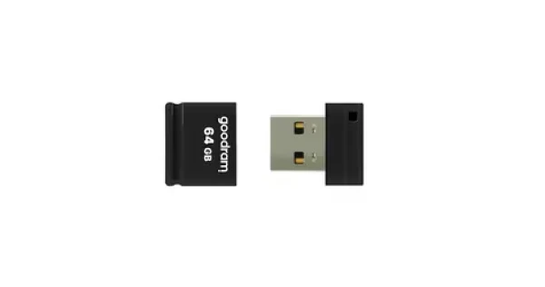 Goodram UPI2 64GB čierna / Flash disk / USB-A 2.0 / čítanie: 20MBs / zápis: 5MBs (UPI2-0640K0R11)