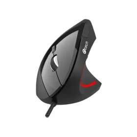 C-tech VEM-09C / vertikálna drôtová myš / 1600DPI / 6 tlačidiel / USB (VEM-09C)