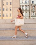 Vilgain Yoga Tote Bag – Natural White