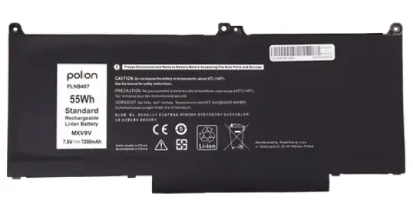 Trx batéria DELL MXV9V / Batéria pre notebook / 7 200 mAh / 55 Wh / Latitude 5300, 5310, 7300, 7400 / neoriginálna (TRX-PLNB407)