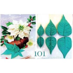 Silikónová forma žilkovač vianočná hviezda 6,5 × 10,5 cm - Galias Moulds - Galias Moulds