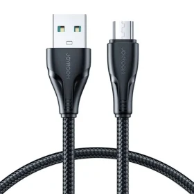 Joyroom S-UM018A11 Surpass Nabíjací kábel USB-A (M) - MicroUSB (M) 2.4A 0.25m čierna (S-UM018A11 0.25m Bla)