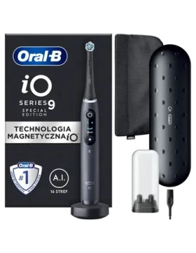 Oral-B iO9 Special Edition čierna / Elektrická zubná kefka / cestovné puzdro (iO9 Black)