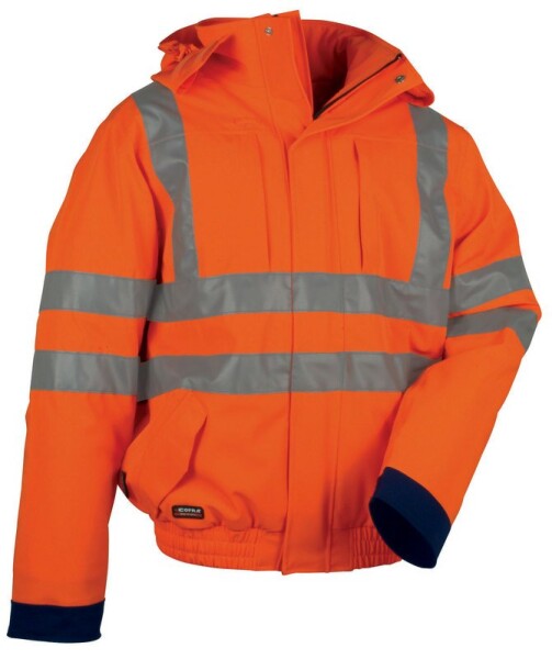 Zimná reflexná bunda Cofra FLUO Farba: Reflexná oranžová, Veľkosť: 60 (CAFLUO_02_60)