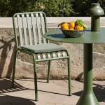 HAY Vonkajší sedák Palissade Olive 37 × 37 cm