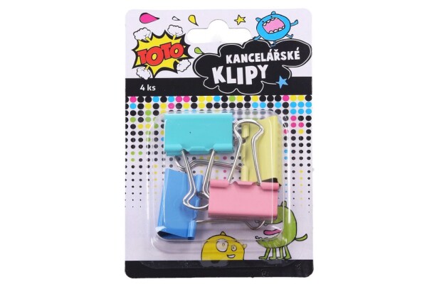 Klip kancelársky 4 ks, 32 mm, TOTO, W834614