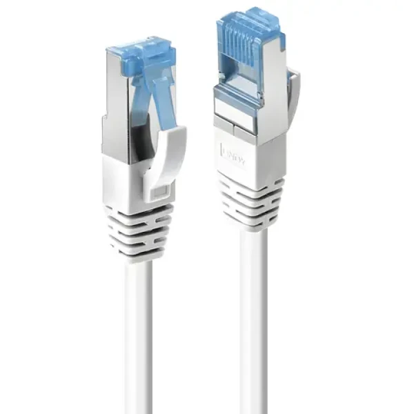 Lindy Cat6A S/FTP PIMF biela / Patch kábel / RJ45-RJ45 / LSZH / 2 m / 1 Gbit/s (47194)