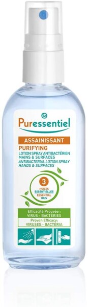 PURESSENTIEL Antibakteriálny roztok ruky a povrchy 80 ml