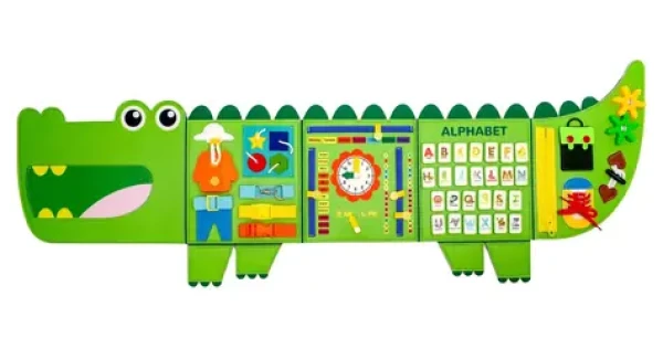 2KIDS TOYS Activity board Krokodíl