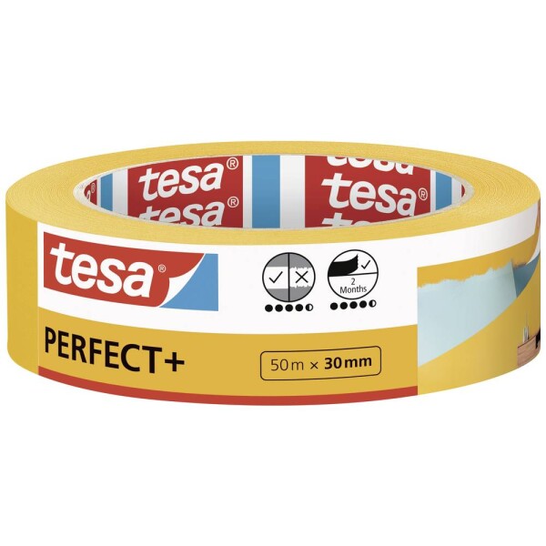 Tesa Perfect+ 56537-00000-00 maliarska krycia páska žltá (d x š) 50 m x 30 mm 1 ks; 56537-00000-00