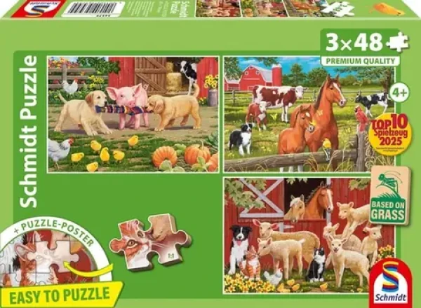 Schmidt Puzzle Zvieratá na farme