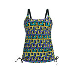 Tielko Yara Tankiny Style 8488-1 multi colour - Anita Classix 009 multi colour 46E