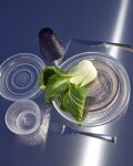 Iittala Sklenený tanie Kastehelmi Ø 31,5 cm – Clear