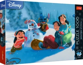Trefl Puzzle Premium PLUS Disney Lilo Stitch: Zima